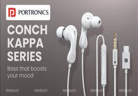 Portronics expands its wired earphone lineup with Conch Kappa and Conch Kappa C