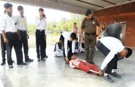 Awareness session on emergency preparedness held at GHSS Forelain
