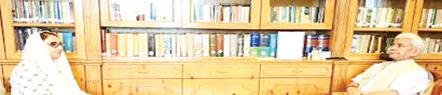 Waqf Board Chairperson thanks LG Sinha for support