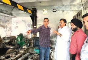 Arvind inspects PHE Mechanical Medical Sub-Division II