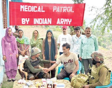 Army organizes medical patrolling programme