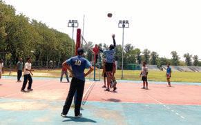 Volleyball tourney of JU begins