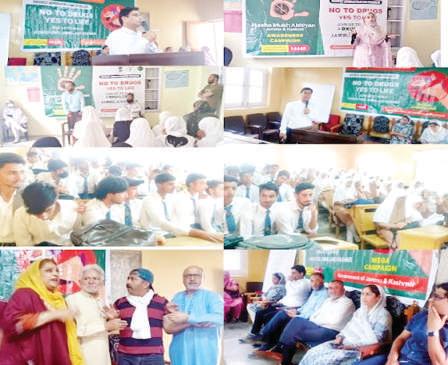 District Admin spreads awareness on growing menace of drug abuse