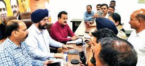 Narinder, Rajeev holds public darbar at BJP HQ