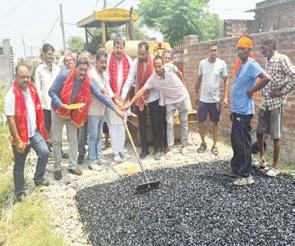 Arvind kick-starts road development work
