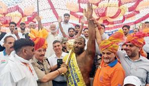Iranian Wrestler Mirza wins Chanderkot Kesari Dangal