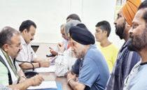Randhawa holds Public Darbar at BJP HQ
