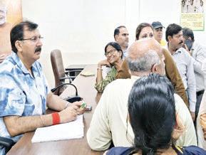 Arvind holds public darbar at BJP HQ