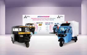 Astro Motors unveils flagship EV products in the L5 cargo and passenger segment called Navya and Nova