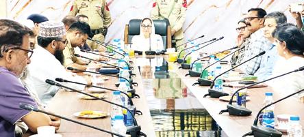 Darakhshan reviews Eid preparations in Jammu