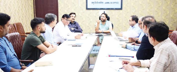DC Jammu reviews implementation of PM SGMB Yojana