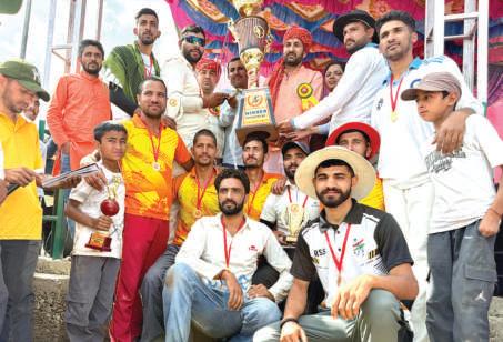 Bani Team Lifts Chhetri Cricket Tournament Trophy in Bhandar
