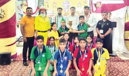 HPS bags overall trophy in District Speedball