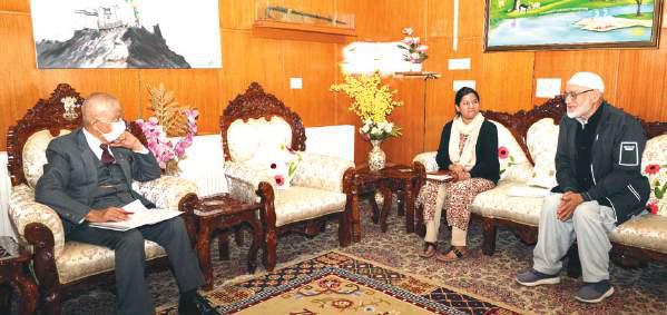 Councillor GM Pore-led delegation calls on LG