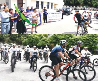 DC Reasi flags off Cyclothon under NMBA