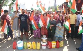 SSH protests acute water scarcity in Ward 32