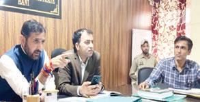 Rameshwar holds review meeting with PDD Officials