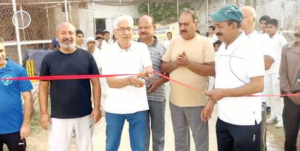 6th Summer Cricket Coaching Camp inaugurated at Parade Ground Jammu