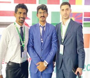 NSS volunteer Harish Patel participated in Global Youth Summit