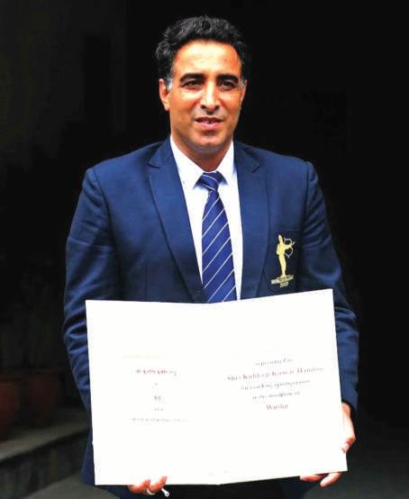 Dronacharya Awrdee Kuldeep Handoo appointed as member of Anti-Doping Disciplinary Panel (ADDP) of NADA