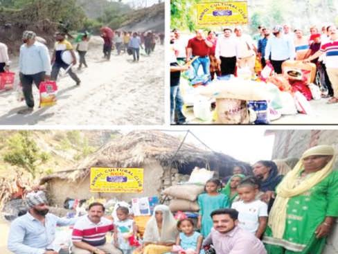 NGO ACC provides ration to poor family in remote area
