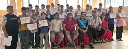 Wushu medal winners felicitated