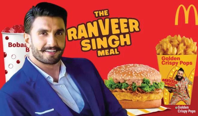 Ranveer Singh joins McDonald's India as Brand Ambassador