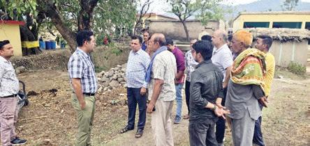 SDM conducts field visit to address public grievances in Panchayat Choura area