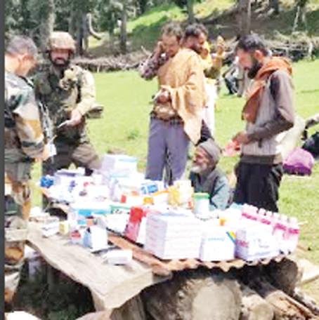 Army organizes medical & veterinary camp