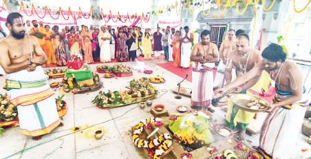 Tirupati Balaji Temple celebrates 'Sthapana Diwas' in Jammu
