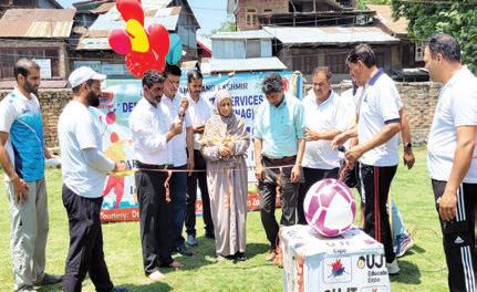 YSS Flags off U-19 Boys Football Tournament, Zonal Sports Fest in Anantnag