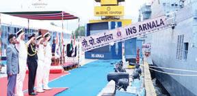 INS Arnala commissioned into Indian Navy in Visakhapatnam