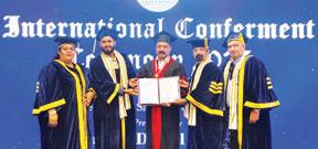 Kuldeep Gupta awarded Doctorate in Sports by Cambridge University