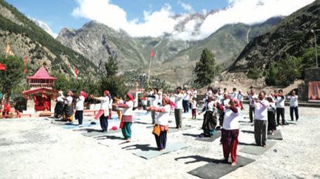 Uttarakhand Tourism Development Board organizes Int'l Yoga Day