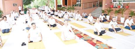 Int'l Yoga Day celebrated at High Court complex, Janipur