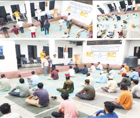 Int'l Yoga Day celebrated at District Jail Kishtwar