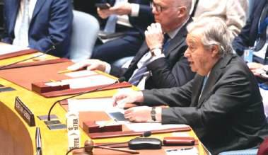 US strikes on Iranian nuclear sites mark perilous turn in Middle East: UN Chief