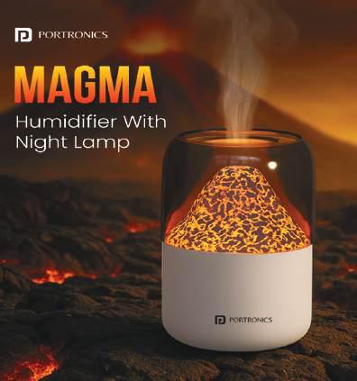 Portronics introduces Magma – a compact humidifier and night lamp designed for everyday comfort