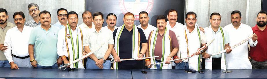 SKJAVST felicitates CCI team for historic 3rd-term win