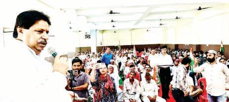 Bhalla accuses BJP of betraying Jammu, slams neglect in development projects