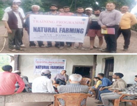 KVK Ramban trains farmers on natural farming techniques