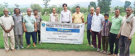 KVK Reasi organizes training on natural farming