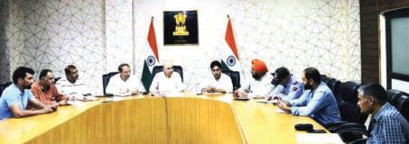 DC reviews progress of key developmental projects