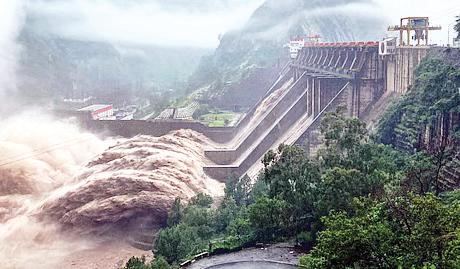 Salal Dam gates opened amid rising Chenab water level