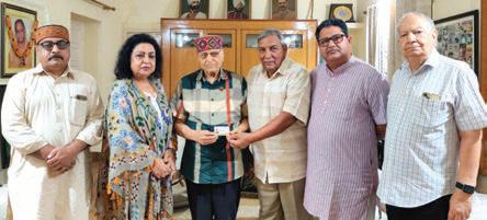 Maj Gen G.S Jamwal inducted as INTACH Life Member