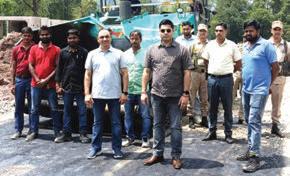 DC inspects blacktopping work on National Highway