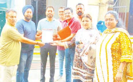 Apni Party’s deputation submits memo to DC Jammu
