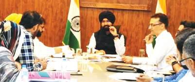 Meeting held for formulation of District Capex Budget