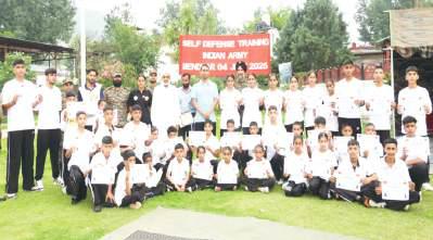 Army concludes self defense training workshop at Mendhar