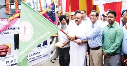 Dy CM flags off bus service from Jammu to Kalasara